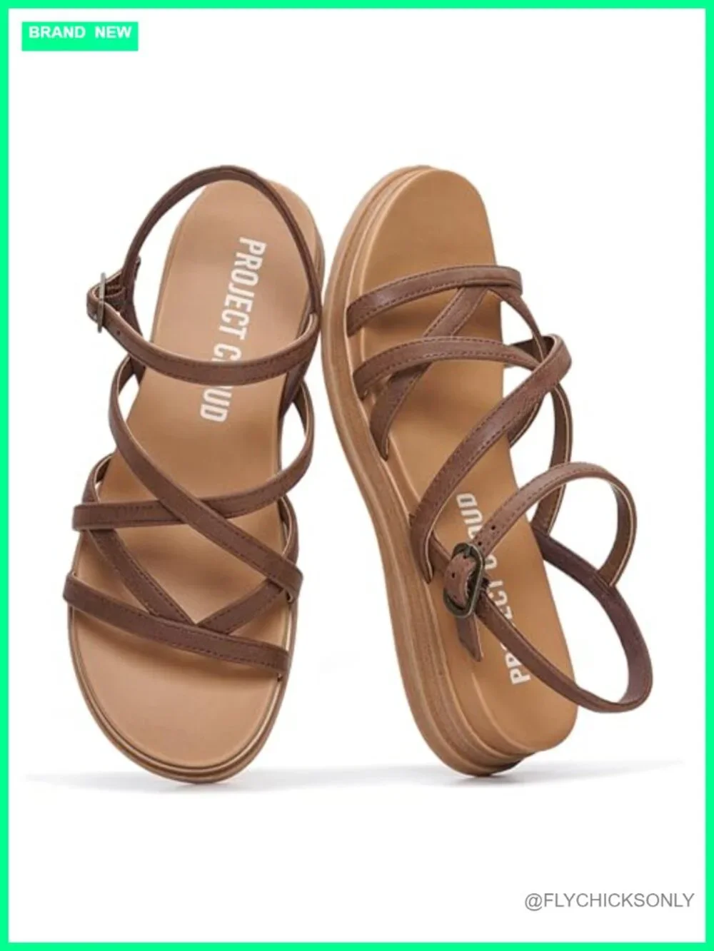 Plush Insole Wedge Sandals with Buckle, Open Toe Platform, Casual